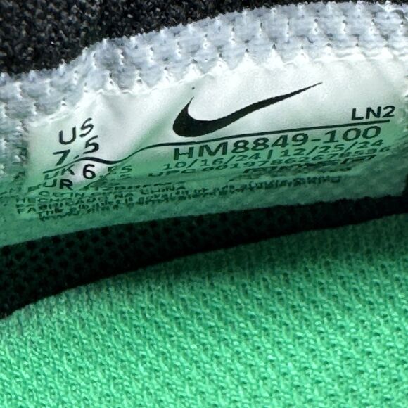 Nike Vapor Speed 3 White Green Football Cleats HM8849-100 Men’s Size 7.5 - Picture 9 of 9